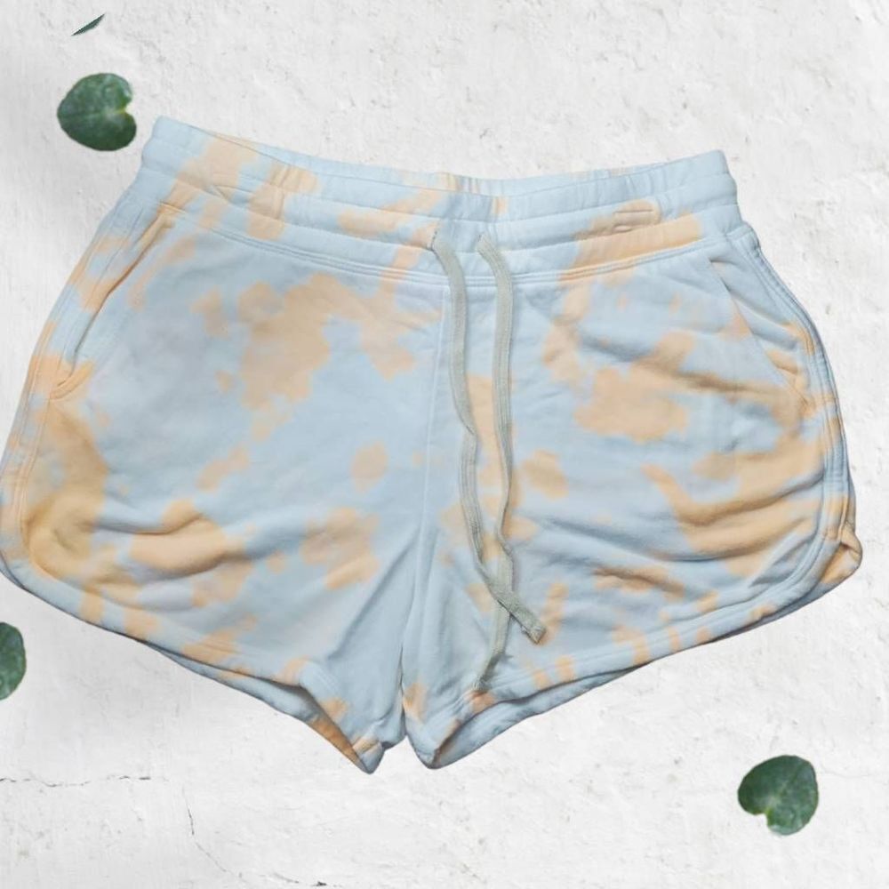 New Sundry TieDye Lightweight Loungewear Drawstring Waist Shorts, Size 2